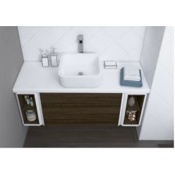 Модульная мебель для ванной Акватон Брук дуб феррара