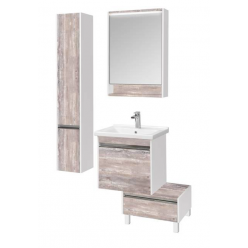 Зеркальный шкаф Акватон Капри 60 бетон пайн 1A230302KPDA0