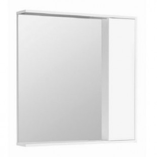 Зеркальный шкаф Акватон Стоун 80 белый глянец 1A228302SX010