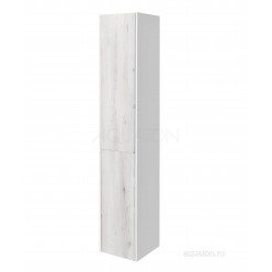 Шкаф-колонна Акватон (Aquaton) Сакура левая ольха наварра, белый глянец 1A219903SKW8L