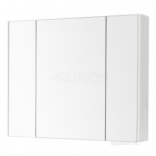 Зеркальный шкаф Акватон (Aquaton) Беверли 100 белый 1A237202BV010