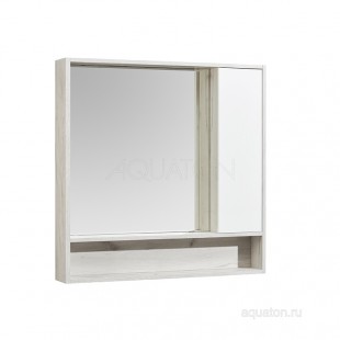 Зеркальный шкаф Акватон (Aquaton) Флай 100 белый, дуб крафт 1A237802FAX10
