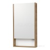 Зеркальный шкаф Акватон (Aquaton) Сканди 45 белый, дуб рустикальный 1A252002SDZ90