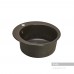 Мойка для кухни из литого мрамора Акватон (Aquaton) Иверия круглая кофе 1A711032IV280