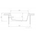 Мойка для кухни из литого мрамора Акватон (Aquaton) Парма квадратная графит 1A713032PM210