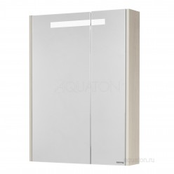 Зеркальный шкаф Акватон (Aquaton) Верди PRO 60 белый, ясень фабрик 1A206902VDAV0