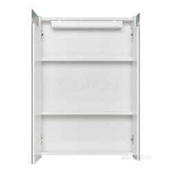 Зеркальный шкаф Акватон (Aquaton) Верди PRO 60 белый, ясень фабрик 1A206902VDAV0