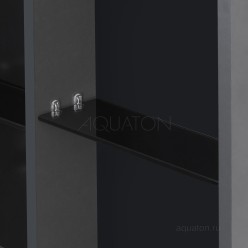 Зеркальный шкаф Акватон (Aquaton) Сохо 60 графит левый 1A258302AJA0L