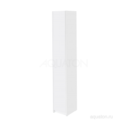 Шкаф-колонна Акватон (Aquaton) Лондри белая, узкая 1A260603LH010