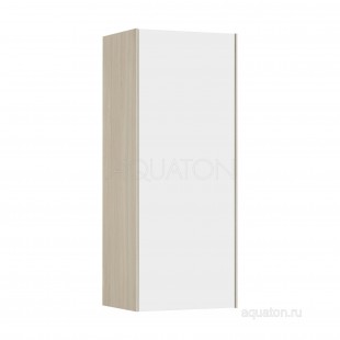 Шкаф одностворчатый Акватон (Aquaton) Асти белый, ясень шимо 1A262903AX010