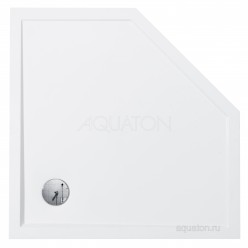 Душевой поддон Акватон (Aquaton) Калифорния 100х100 пятиугольный белый 1A714936CA010