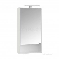 Зеркальный шкаф Акватон (Aquaton) Сканди 45 белый 1A252002SD010