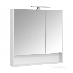 Зеркальный шкаф Акватон (Aquaton) Сканди 90 белый 1A252302SD010