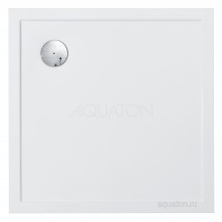 Душевой поддон Акватон (Aquaton) Калифорния М 80х80 квадратный белый 1A739936CA010, литьевой мрамор