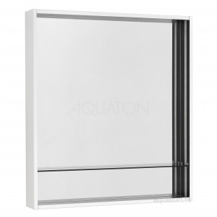 Зеркальный шкаф Акватон (Aquaton) Ривьера 60 белый матовый 1A238902RVX20
