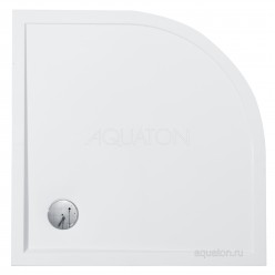 Душевой поддон Акватон (Aquaton) Калифорния М 90х90 четверть круга белый 1A737836CA010, литьевой мрамор