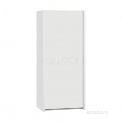 Шкаф одностворчатый Акватон (Aquaton) Сканди белый матовый, белый глянец 1A255003SD010