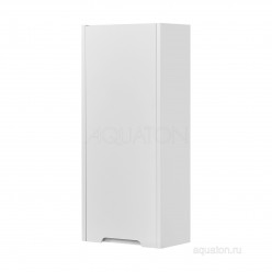 Шкаф одностворчатый Акватон (Aquaton) Оливия левый белый матовый 1A254703OL01L