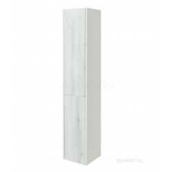 Шкаф-колонна Акватон (Aquaton) Сакура правая ольха наварра, белый глянец 1A219903SKW8R