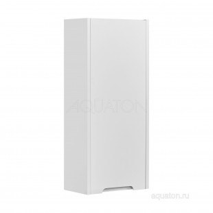 Шкаф одностворчатый Акватон (Aquaton) Оливия правый белый матовый 1A254703OL01R