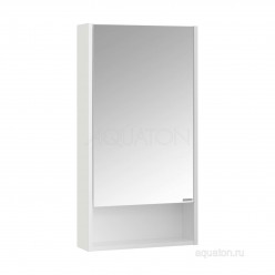 Зеркальный шкаф Акватон (Aquaton) Сканди 45 белый 1A252002SD010