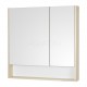 Зеркальный шкаф Акватон (Aquaton) Сканди 90 белый, дуб верона 1A252302SDB20