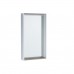 Зеркальный шкаф Акватон Бэлла 46 белый/джарра 1A221702BBAZ1
